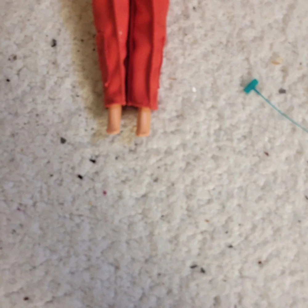 Mattel Barbie Doll Thunderbirds Flight Suit Girls OS Red Good Vintage Pilot